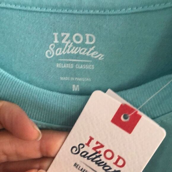 NWT Izod saltwater, Tropic wind T-shirt, size M - Picture 4 of 5